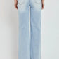 RISEN Full Size Wide Leg V Dipped Front Waist Jeans - DAVERRI FASHIONS