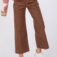 SAGE + FIG Wide Leg Cropped Pants Pants