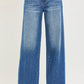 RISEN slouchy baggy jeans in blue denim with five-pocket faded wash
