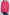 Plus Melange Baby Waffle Long Sleeve Top FUCHSIA Plus Tops