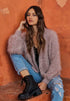 ADORA Fuzzy Sweater Cardigan SAND Cardigans