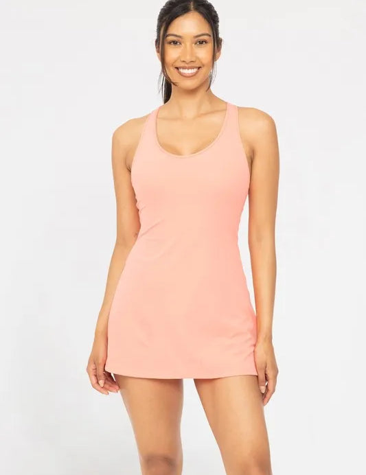 MONO B Twist Racerback Fit-and-Flare Dress | Daverri Fashions