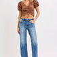 RISEN High Rise Crop Boyfriend Tapered Jeans - DAVERRI FASHIONS