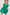 SAGE + FIG Full Size Button Up Short Sleeve Dress Kelly Green 3XL Knee Length Dresses