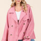 Mittoshop Double Breasted Long Sleeve Trench Coat Jacket Jackets