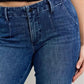 Judy Blue Full Size Mid Rise Bootcut Jeans with Welt Pockets Plus Size - DAVERRI FASHIONS
