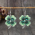 Lucky Clover Acrylic Dangle Earrings - DAVERRI FASHIONS