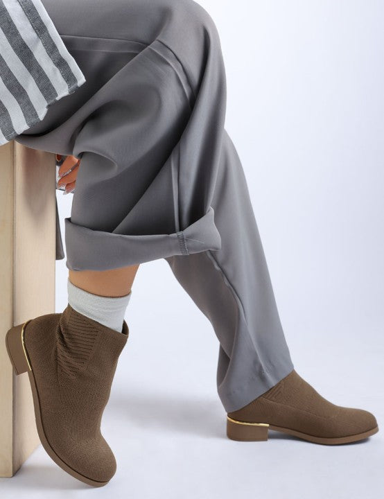 Rosamund Knitted Sock Boots | Boots Daverri Fashions