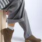 Rosamund Knitted Sock Boots - DAVERRI FASHIONS
