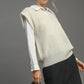 Umgee Oversized V Neck Vest