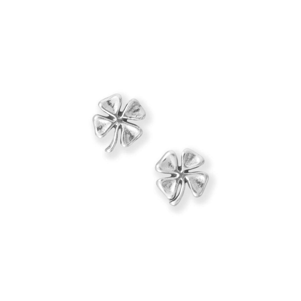 Four Leaf Clover Stud Earrings Default Title Earrings