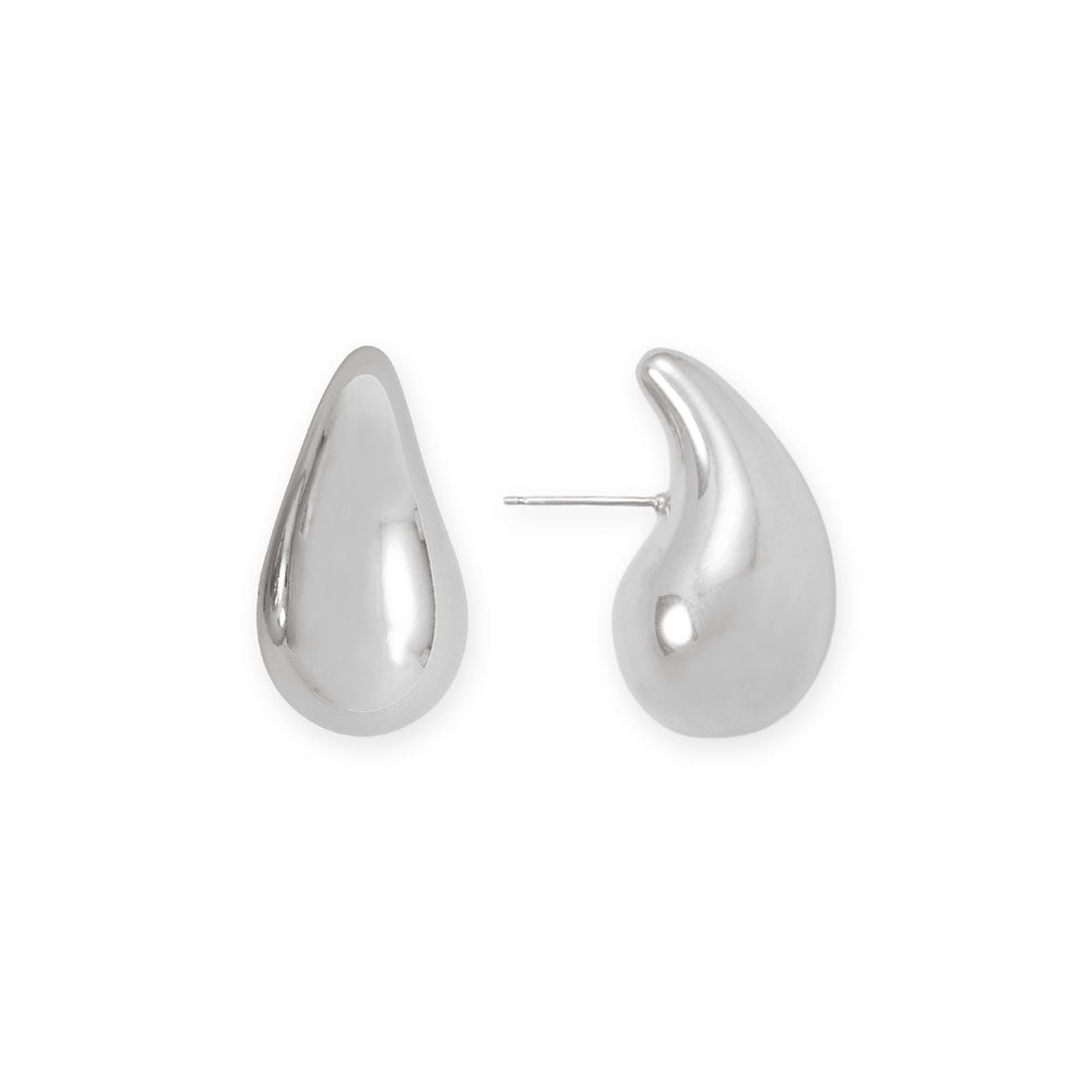 Hollow Raindrop Earrings 26.7x13.7mm Earrings
