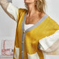 BiBi Color Block Sweater Cardigan with Button Closure - DAVERRI FASHIONS