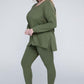 Zenana Plus Size Buttery Soft Loungewear Set Pants Sets