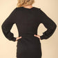 VERY J Ruched Detail Bodycon Mini Dress Mini Dresses