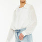 Kancan High Rise Side Slit Denim Shorts Denim Shorts