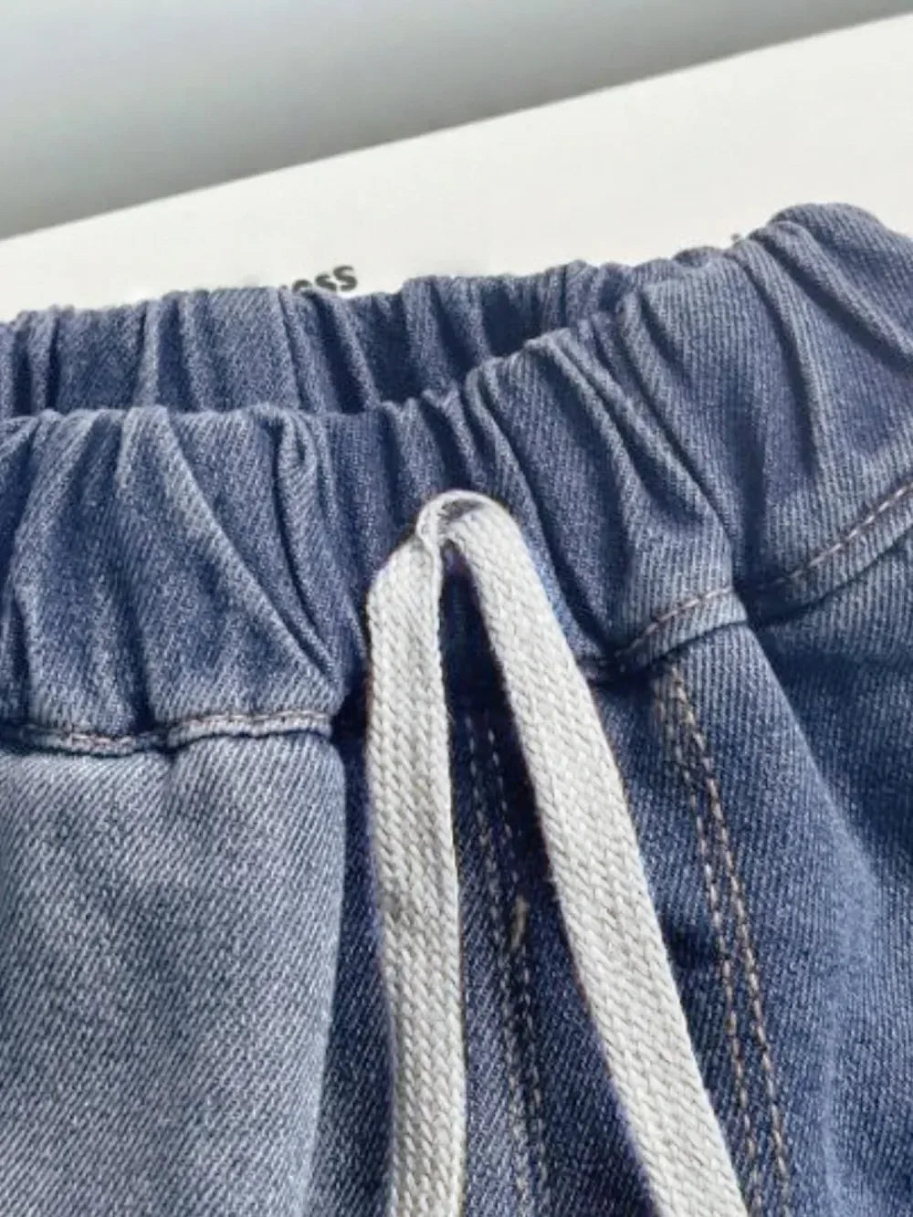 Collared Neck Button Up Top and Shorts Denim Set - DAVERRI FASHIONS