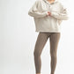 MONO B Drift Burnout Fleece Snap Hoodie