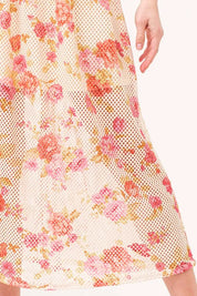 And The Why Fish-Net Floral Printed Midi Dress | Midi Dresses Daverri Fashions