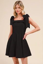 SO ME Fit and Flare Washed Gameday Dress | Daverri Fashions
