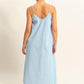 HYFVE Dyed V-Neck Loose Dress