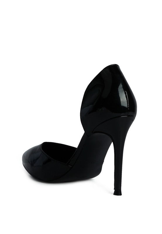 Candy Cane Patent Pu Slip On Stiletto Heels | Heels Daverri Fashions