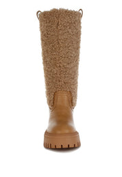 Lapland Fur Detail Calf Length Boots | Boots Daverri Fashions