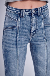 Artemis Vintage High Rise Stretch Flare Jeans | Jeans Daverri Fashions