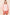Mittoshop Mixed Media Textured Knit Chiffon Long Sleeve Top PEACH Blouses
