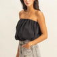HYFVE Trendy Strapless Bubble Top - DAVERRI FASHIONS