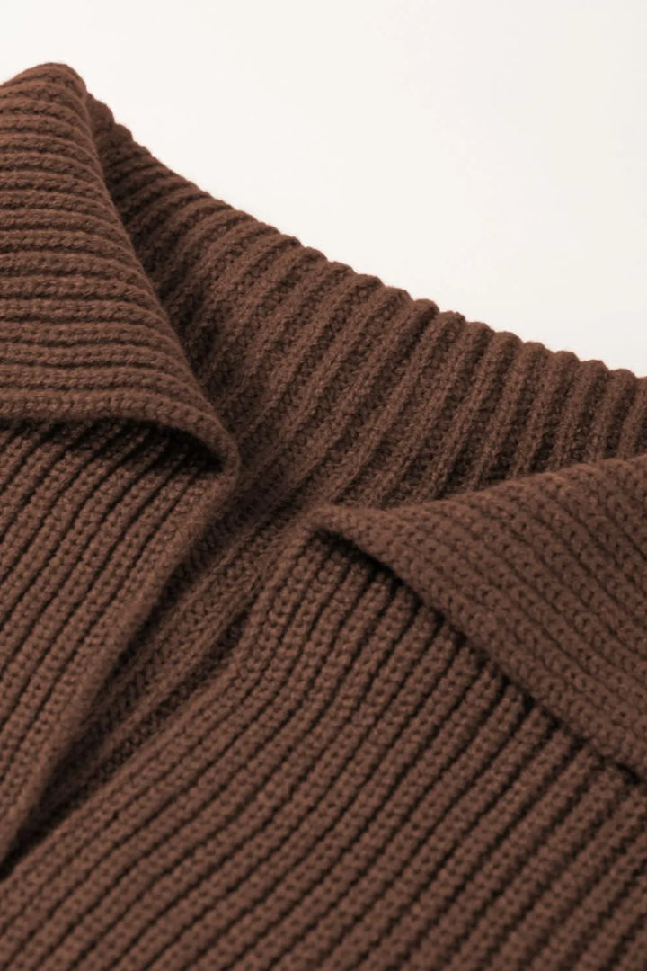Button Down Collared Neck Cardigan | Cardigans Daverri Fashions