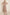 BOMBOM Round Neck Ruched Midi Dress Mocha