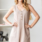 Heimish Full Size Scoop Neck Wide Strap Romper SAND