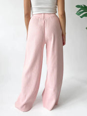 Ribbed Wide Leg Sweater Pants | Bottoms Daverri Fashions