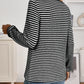 Daverri Fashions black and white striped long sleeve top