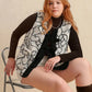 Plus Size Tied Sherpa Vest Coat with Pockets - DAVERRI FASHIONS
