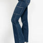 Judy Blue Full Size High Waist Cargo Bootcut Jeans Plus Size