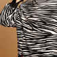 Umgee Zebra Striped Fleece Pullover Sweater Shirt - DAVERRI FASHIONS