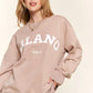 And The Why Washed Milano Pullover Sweatshirt TAUPE