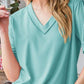 Heimish Plus Size V-Neck Half Sleeve T-Shirt T-Shirts