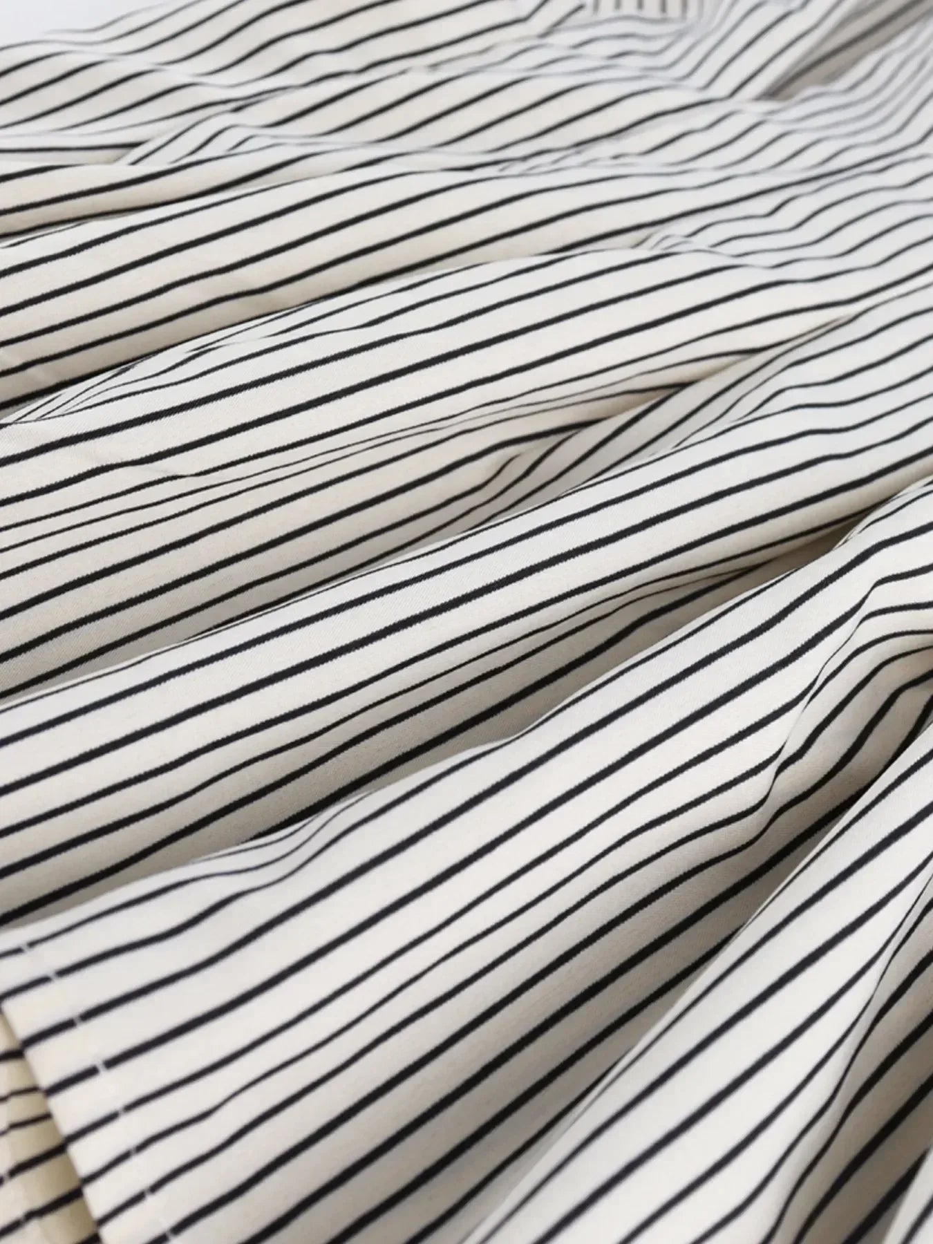 Striped Short Sleeve Button-Up Shirt - DAVERRI FASHIONS