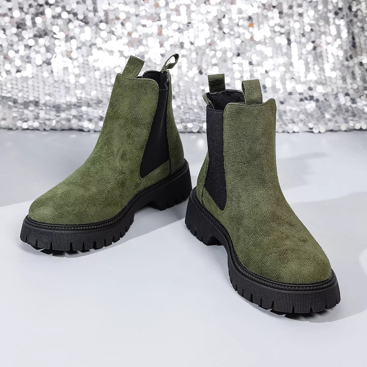 Elastic Side Panels Ankle Boots | Boots Daverri Fashions