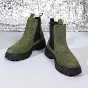 Elastic Side Panels Ankle Boots | Boots Daverri Fashions