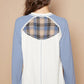 POL Plaid Number 06 Raglan Sleeve T-Shirt T-Shirts