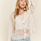 ADORA Button Down Embroidered Blouse Blouses