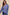 Annie Wear Half Button Ribbed Hem Sweater Light Indigo M Sweaters