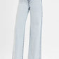 RISEN Full Size High Rise Wide Leg Jeans Plus Size LIGHT Jeans