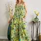 ADORA Elastic Detail Tropical Jumpsuit YELLOW Jumpsuits