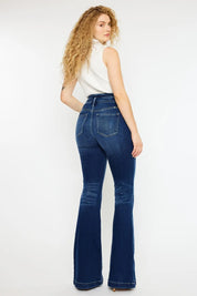 Kancan Button Fly High Rise Flare Jeans | Jeans Daverri Fashions