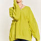V-NECK OVERSIZED SWEATER PLUS JJK5013P